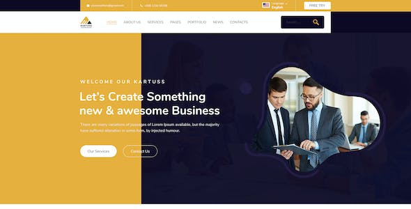 金融科技公司的網站科技風格設計